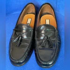 French Shriner Leather Soft Flex Mens Tassel Loafer. Dress/Casual shoe.size 11M